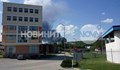Голям пожар в частен склад за бои