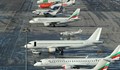 Пет самолета са ударени от мълнии на софийското летище