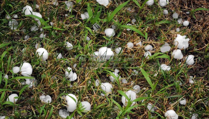 Проливен дъжд и градушка се изсипаха в Русе