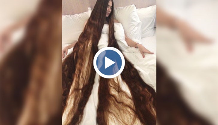 27-годишната Алия има коса дълга цели 2 метра