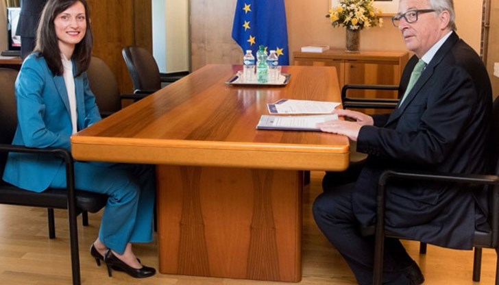 Жан-Клод Юнкер потвърждава компетентността на Мария Габриел