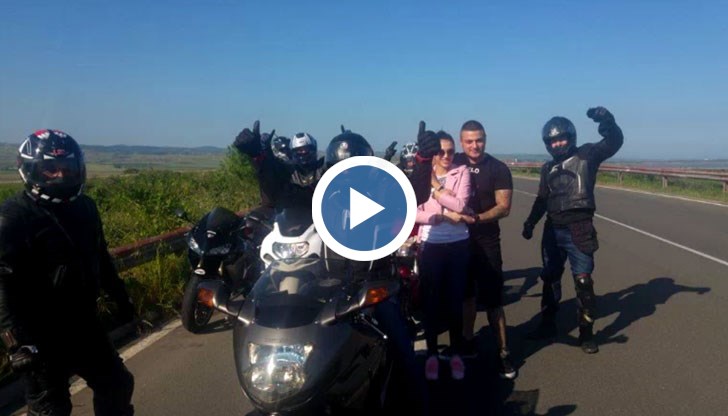 Бургазлия спретна фалшива гонка между бус и разгневени рокери. Вижте обаче как завърши всичко