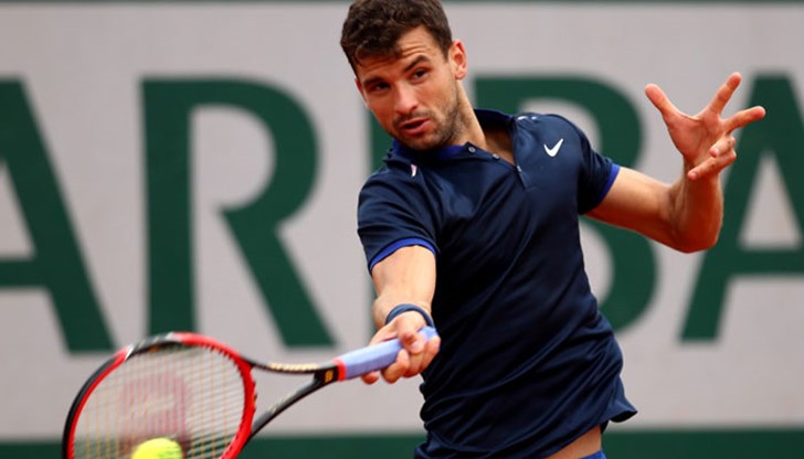 Българинът изигра отличен мач на централния корт "Филип Шатрие" Българинът изигра отличен мач на централния корт "Филип Шатрие"