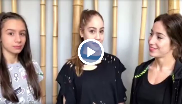 Момичетата от националния ансамбъл по художествена гимнастика подкрепиха участника ни на „Евровизия”