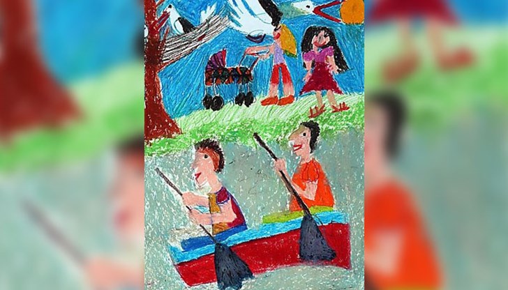 Тя е само на 6 години и е възпитаничка на Маргарита Хрисандова от Школата по изобразителни изкуства към Общински детски център за култура и изкуство Тя е само на 6 години и е възпитаничка на Маргарита Хрисандова от Школата по изобразителни изкуства към Общински детски център за култура и изкуство