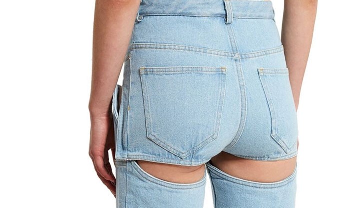 Хит на пазара са "разглобяемите" дънки, които с един замах се превръщат в секси панталонки
