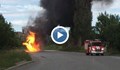 Автобус на градския транспорт изгоря като факла