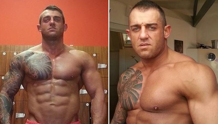 Профилът на Чорио в социалната мрежа изобилства с полуголи снимки, на които мъжът показва татуировки и мускули