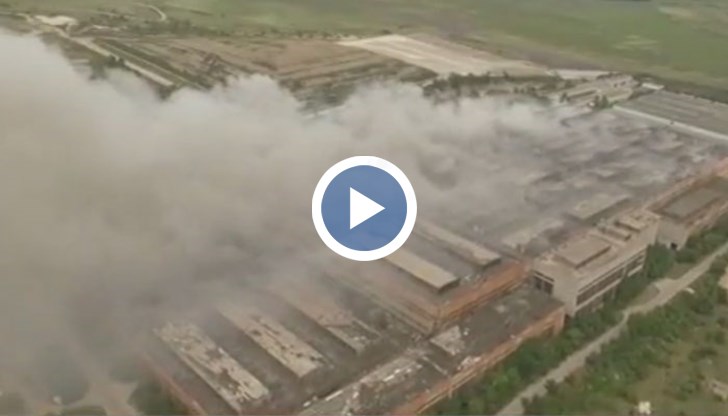 Огромният пожар край Пловдив е овладян, но не е потушен напълно