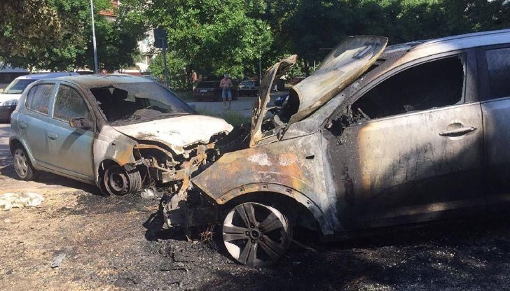 Подробности за пожара, горял в близост до метан станция в Русе