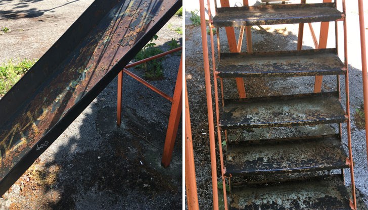 Детска площадка на улица "Буров" в Русе