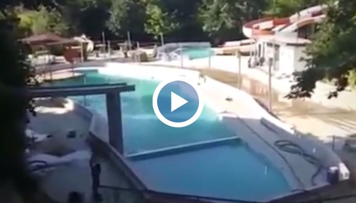 Не е ясно откъде е дошло електричеството в басейна