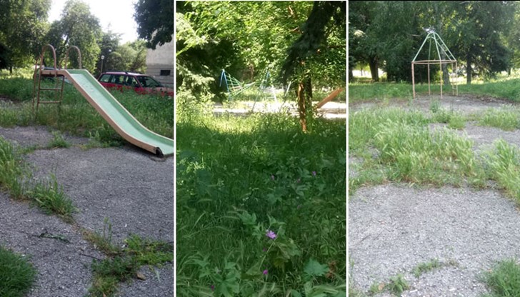 Положението в квартал "Здравец" - площадката между бл."Терешкова" и бл. "Биковски"