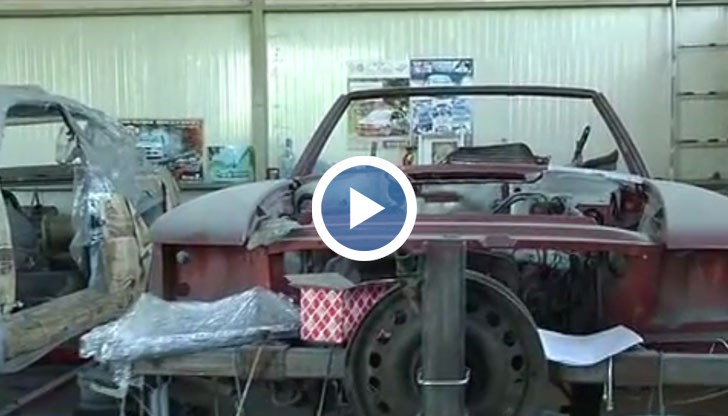 Автомобилът-нарушител стои в разглобено състояние от есента на 2015 година