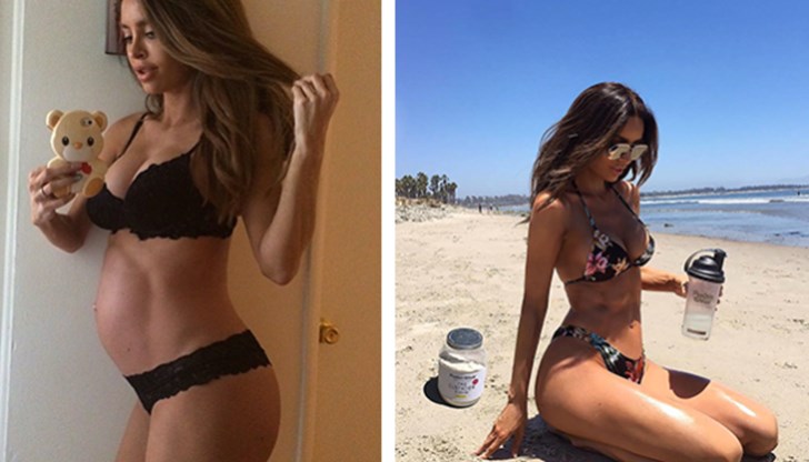 Тя отново е бременна и то в петия месец!