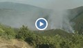 Пожарът край Кресна се разраства