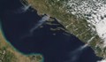 Снимка на НАСА запечата пожарите на Балканите