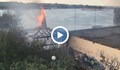 Кадри от пожара в Русе