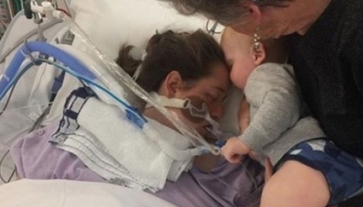 Майка почина от отток на мозъка, оставяйки на мъжа си новородената им дъщеря Елеонора и Джейби, който бил на годинка и половина