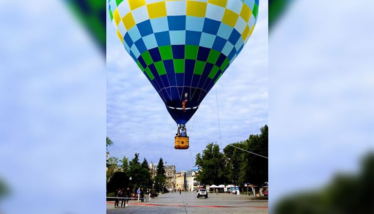 Летене с топловъздушен балон представиха в Русе днес