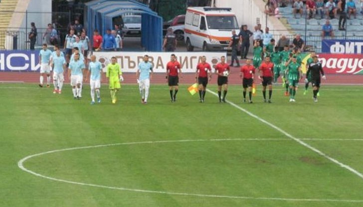 В 29-та минута Берое вкара първия гол, а "драконите" изравниха в 81-та минута