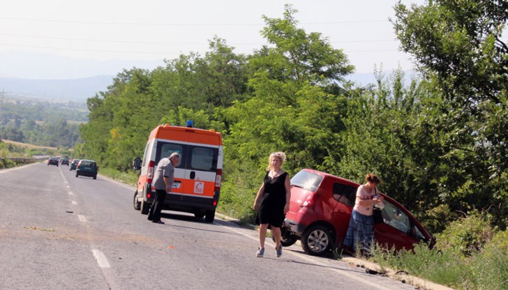 Жената катастрофира по пътя Стара Загора - Казанлък