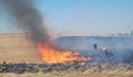 Умишлен пожар на стърнище край ДЗС - Русе