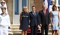Радев посрещна френския президент в двореца „Евксиноград“