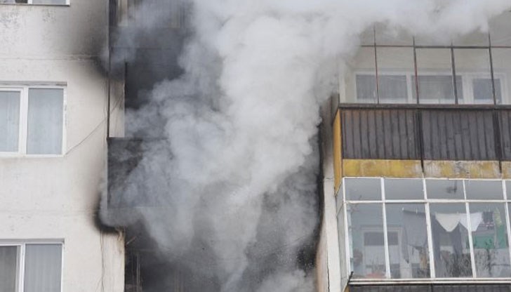 Апартаментът в блок „Стоян Заимов“ е бил силно задимен / Снимката е илюстративна Апартаментът в блок „Стоян Заимов“ е бил силно задимен / Снимката е илюстративна