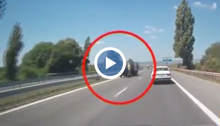 Това доказват и кадри, заснети от гражданин