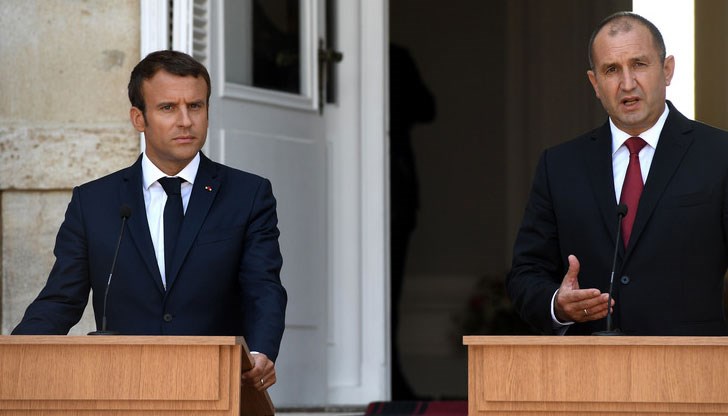 Френският президент е доволен от визитата си в България