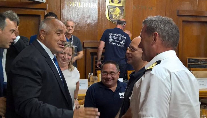 Бойко Борисов взе участие в пресконференцията на изследователите от Black sea MAР