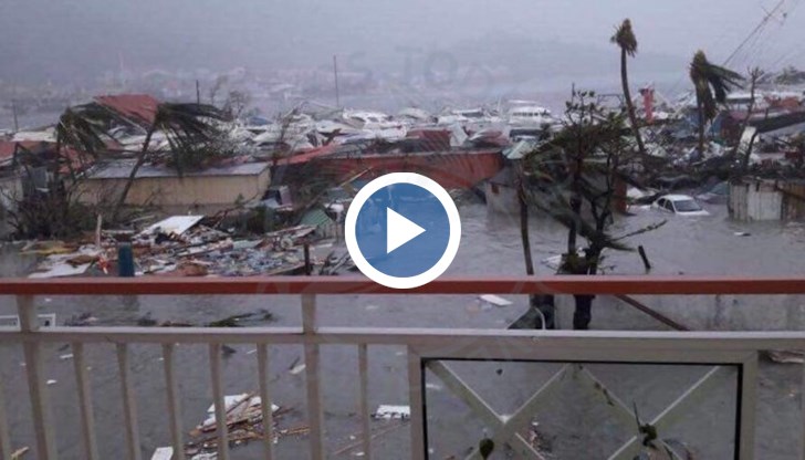 Малкият карибски остров Барбуда е разрушен на около 90 процента