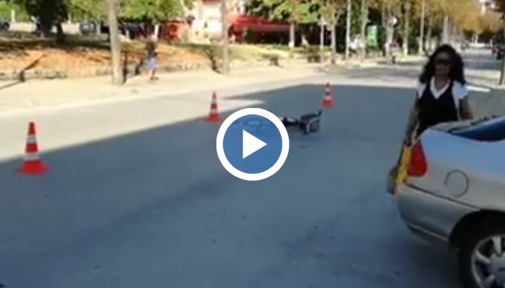 Пострадалият мъж е възрастен и е откаран в болница