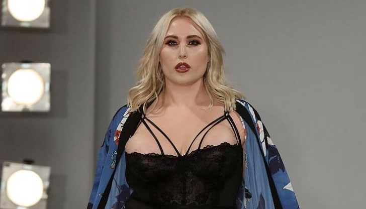 Пухкавият модел и актриса се изяви в Седмицата на модата