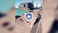 Кораб с въглища счупи док край Одеса