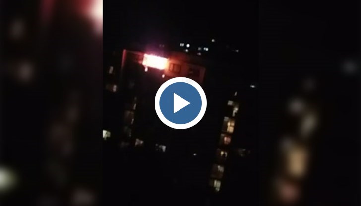 Терасата на жилището е напълно стопена