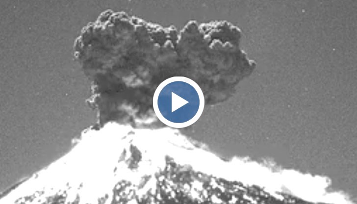 Мексиканският вулкан изригна отново