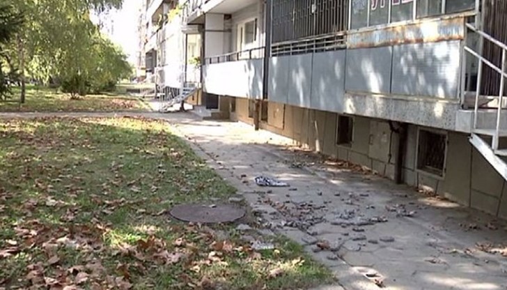 Отломките са паднали от над 20 метра пред входа в пиков час Отломките са паднали от над 20 метра пред входа в пиков час