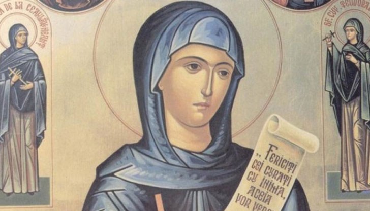 Почитаме красива девица, която била посечена с меч