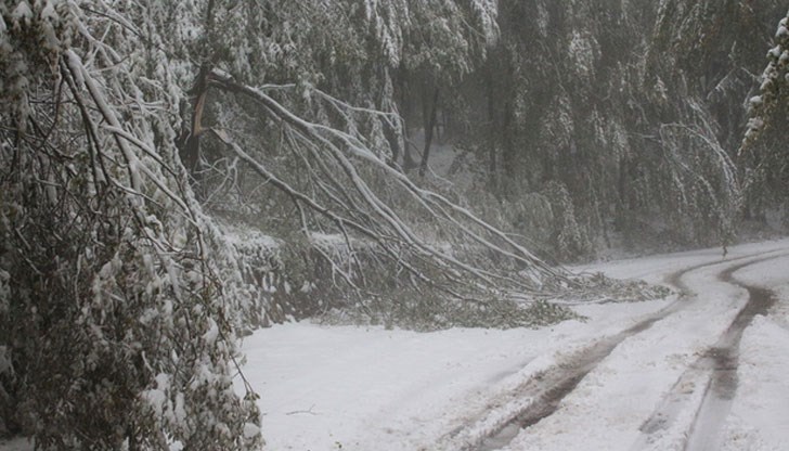 Участъкът е непочистен, но проходим при зимни условия