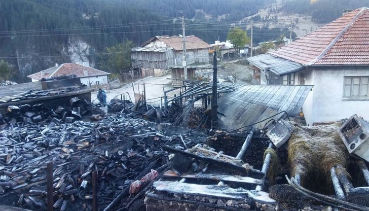 Голям пожар в Гьоврен унищожи имущество за хиляди левове