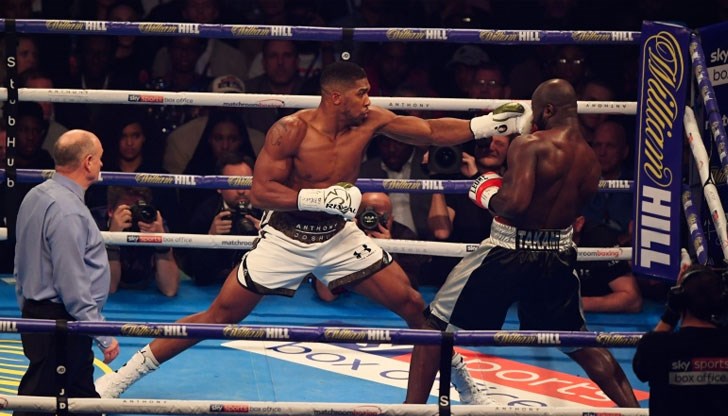 Реферът даде на Антъни Джошуа противоречив технически нокаут