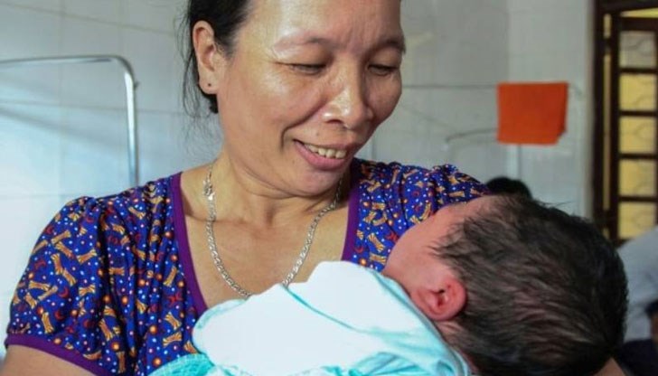 Преди раждането лекари уверили майката, че синът й ще тежи около 5 килограма