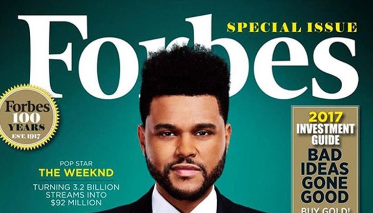 Общо годишните доходи на 30-те знаменитости от класацията са 1,24 млрд. долара