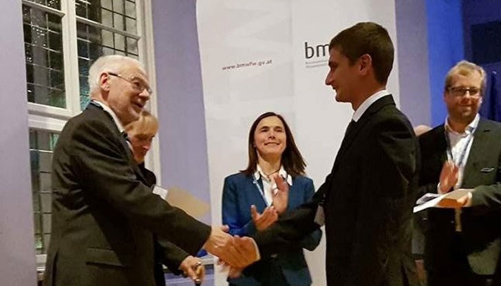 Д-р Иван Белоев от Русенския университет е тазгодишният носител от България на наградата „Млад учен" на австрийското Министерство на науката