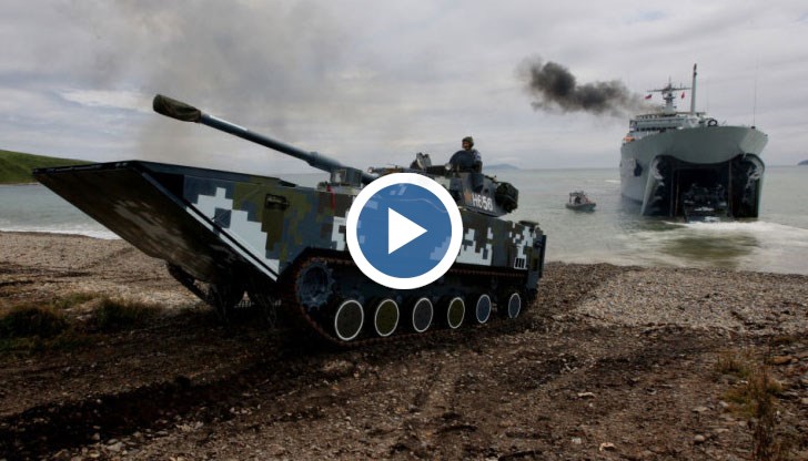 Бойната машина може да плава с 30 километра в час
