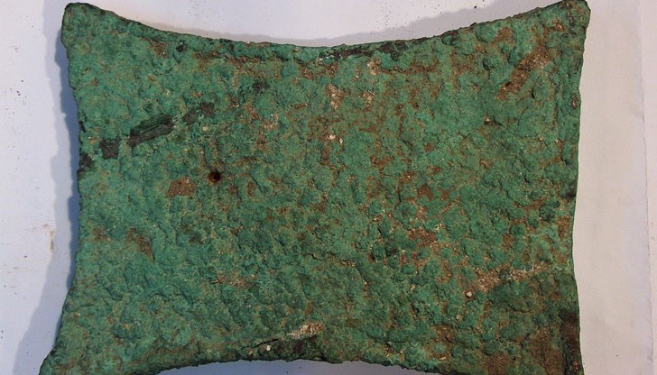 Съхраняваният в Регионален исторически музей – Русе меден слитък от бронзовата епоха наскоро беше подложен на изотопен анализ