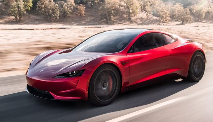 Новата спортна Tesla е най-пъргавият сериен автомобил в света