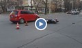 Шофьорка отнесе мотопедист на улица "Борисова"